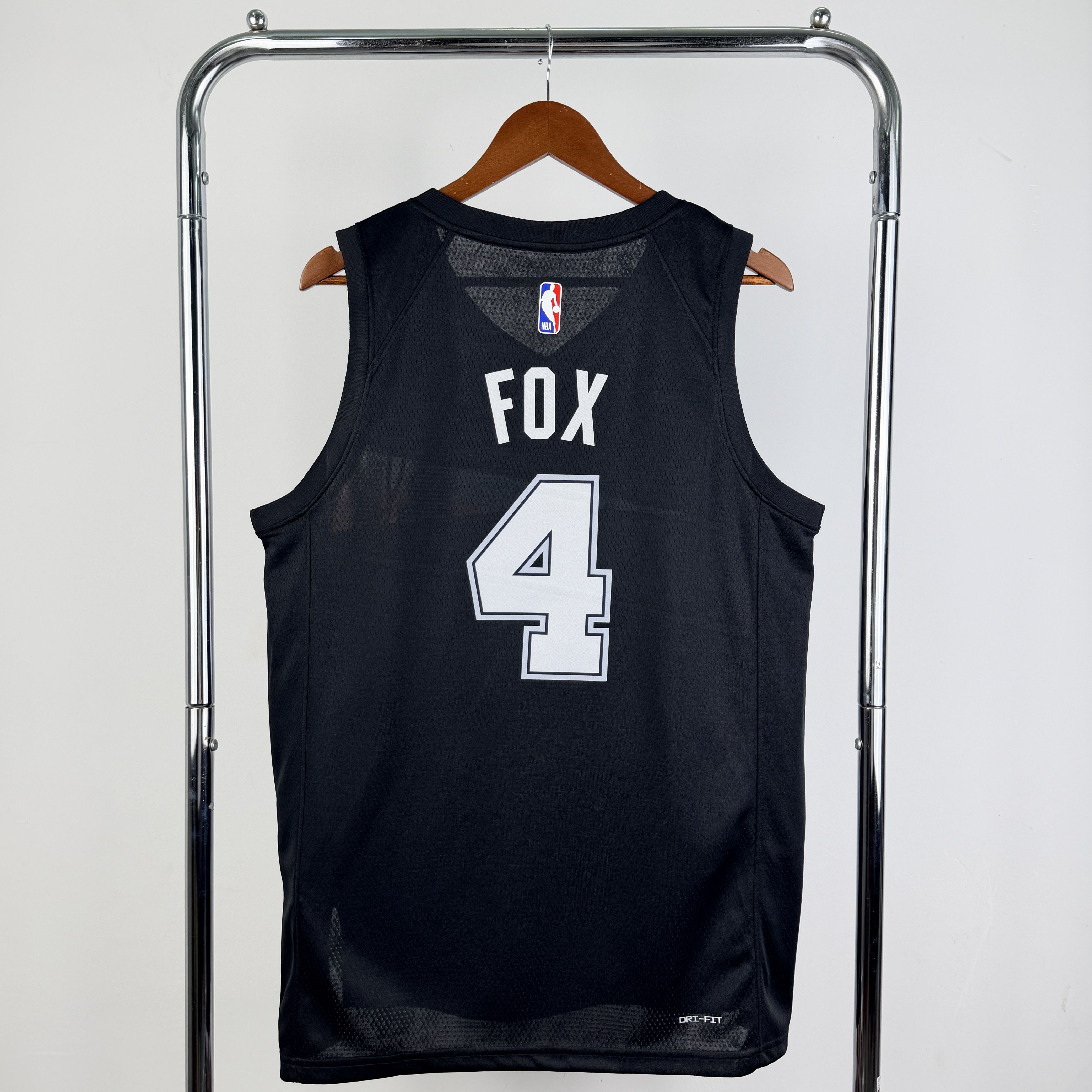 Men San Antonio Spurs #4 Fox Black City Edition Season 2026 Nike NBA Jersey